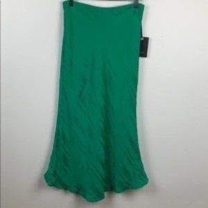 NWT 4SI3NNA Valeria Midi Skirt Green Size S